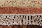 Soumak Flat Weave Area Rug - 9' X 11' 8" - Golden Nile