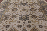 Turkish Oushak Hand Knotted Wool Rug - 8' 3" X 9' 9" - Golden Nile