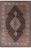 Bijar Handmade Wool & Silk Rug - 6' 2" X 9' 6" - Golden Nile