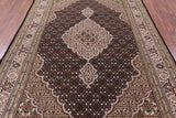 Bijar Handmade Wool & Silk Rug - 6' 2" X 9' 6" - Golden Nile