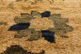 Blue Peshawar Hand Knotted Wool Rug - 12' 1" X 15' 2" - Golden Nile