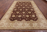 10 X 14 Brown Chobi Peshawar Rug - Golden Nile