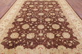 10 X 14 Brown Chobi Peshawar Rug - Golden Nile