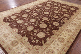 10 X 14 Brown Chobi Peshawar Rug - Golden Nile