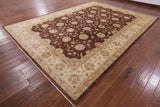 10 X 14 Brown Chobi Peshawar Rug - Golden Nile