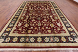 Chobi Peshawar Handmade Wool Rug - 10' 0" X 14' 3" - Golden Nile