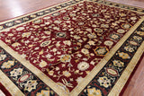 Chobi Peshawar Handmade Wool Rug - 10' 0" X 14' 3" - Golden Nile