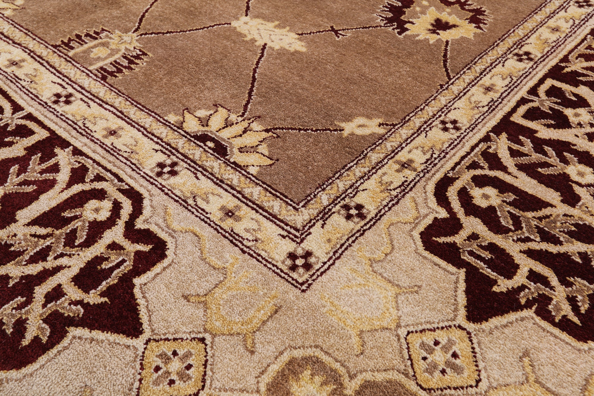 Peshawar Handmade Wool Rug - 10' 1" X 14' 4" - Golden Nile