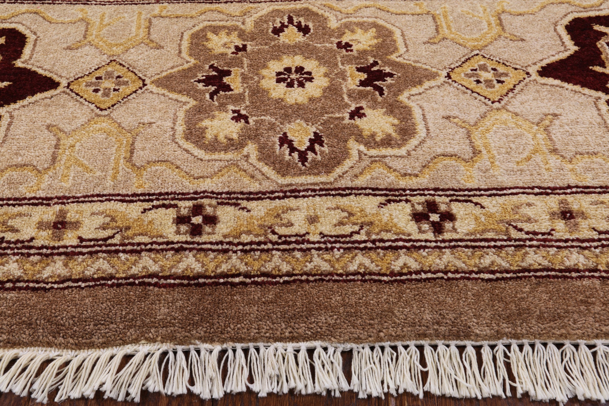 Peshawar Handmade Wool Rug - 10' 1" X 14' 4" - Golden Nile