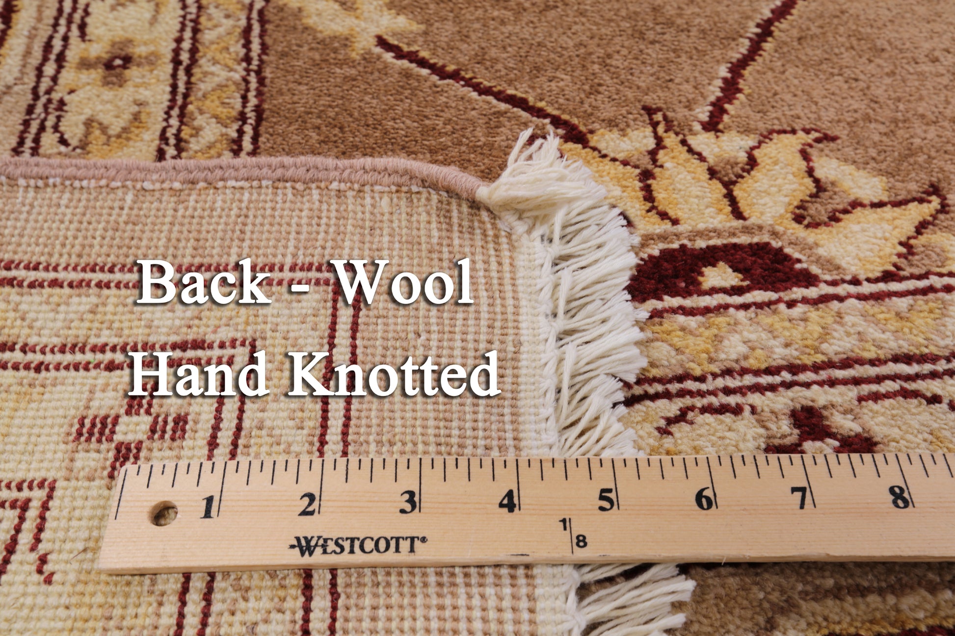 Peshawar Handmade Wool Rug - 10' 1" X 14' 4" - Golden Nile