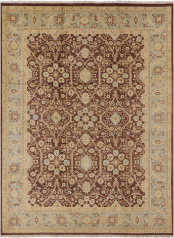 Peshawar Wool Rug - 9' 3