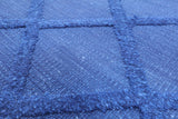 Moroccan Flat Weave Wool & Silk Rug - 8' 1" X 10' 1" - Golden Nile