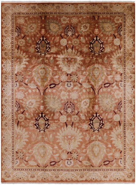 Peshawar Hand Knotted Area Rug - 9' 1" X 12' 2" - Golden Nile