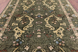 Suzani Handmade Wool Area Rug - 8' X 10' 5" - Golden Nile