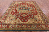 Fine Serapi Rug - 7' 8" X 9' 10" - Golden Nile