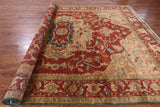 Rust Fine Serapi Hand Knotted Area Rug - 8' 9" X 11' 10" - Golden Nile