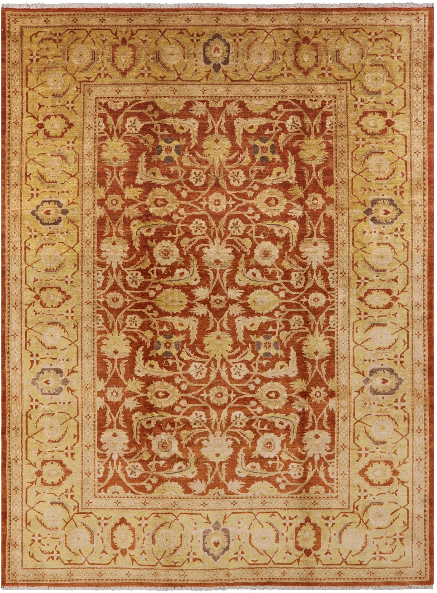 Fine Serapi Handmade Rug - 10' 1" X 13' 7" - Golden Nile