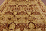 Chobi Peshawar Hand Knotted Rug - 9' 4" X 12' 3" - Golden Nile