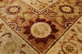 Chobi Peshawar Hand Knotted Rug - 9' 4" X 12' 3" - Golden Nile