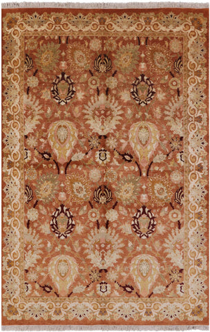 Chobi Peshawar Handmade Wool Rug - 6' 0