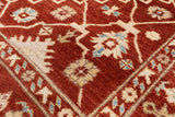 Signed Peshawar Hand Knotted Rug - 5' 8" X 7' 9" - Golden Nile