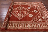 Signed Peshawar Hand Knotted Rug - 5' 8" X 7' 9" - Golden Nile