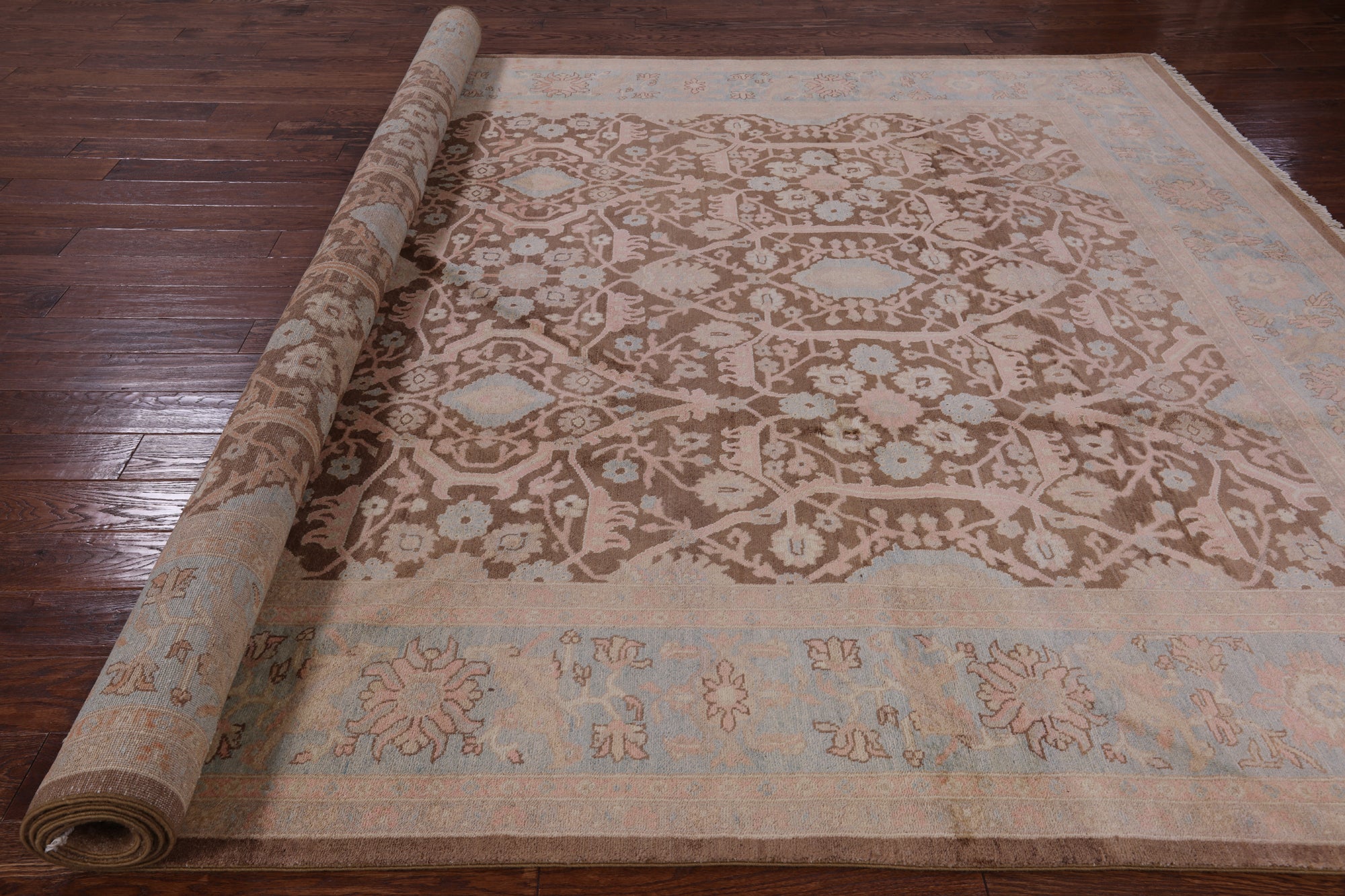 Peshawar Handmade Wool Rug - 9' 2" X 12' 0" - Golden Nile