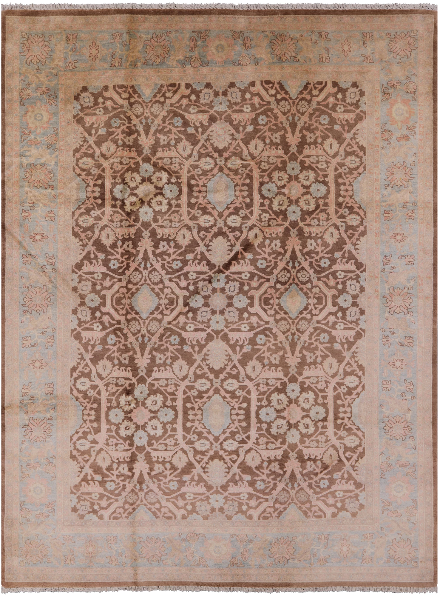 Peshawar Handmade Wool Rug - 9' 2" X 12' 0" - Golden Nile