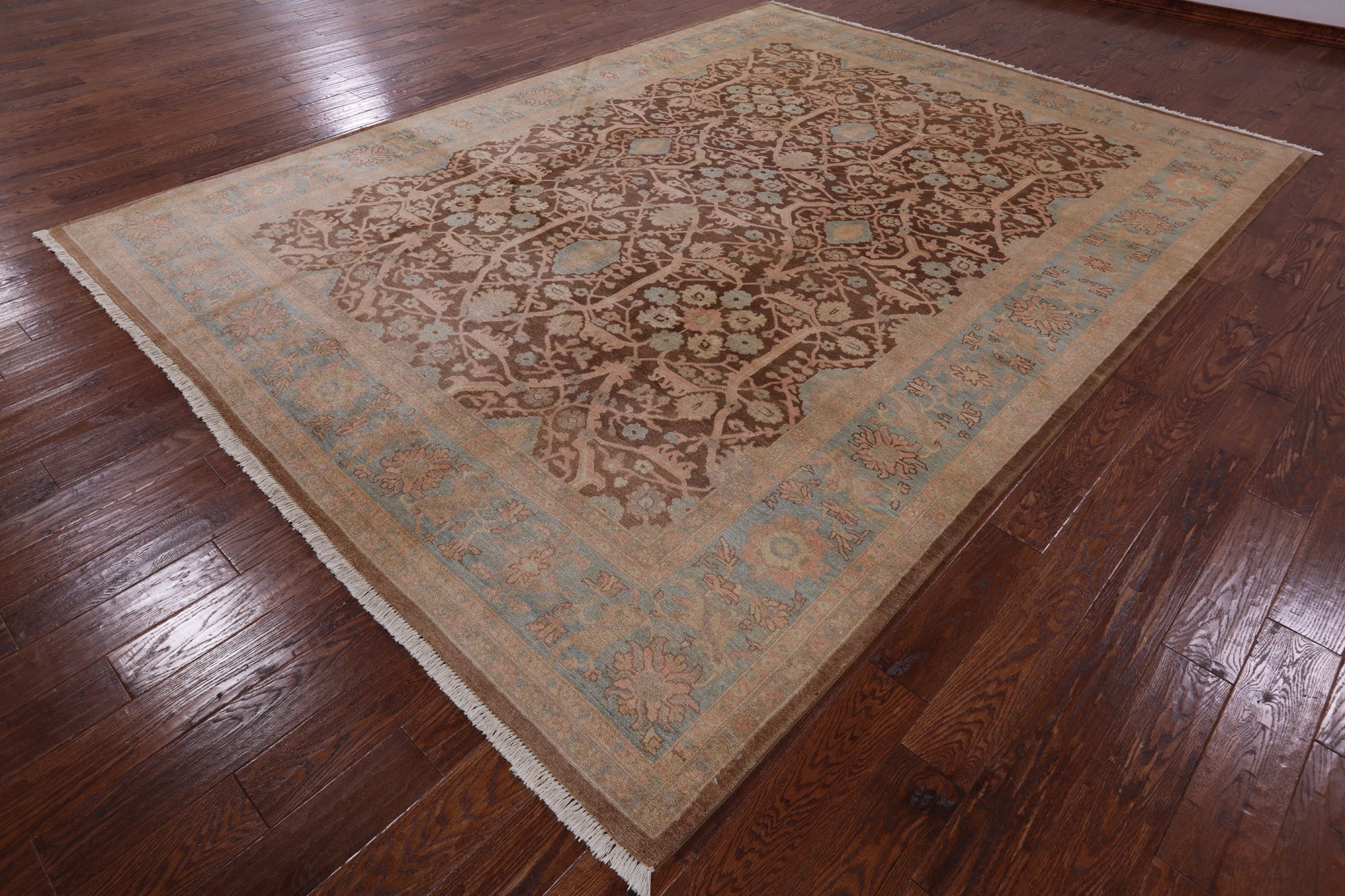 Peshawar Handmade Wool Rug - 9' 2" X 12' 0" - Golden Nile
