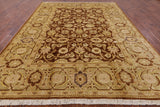 Brown Fine Serapi Hand Knotted Rug - 8' 10" X 11' 8" - Golden Nile