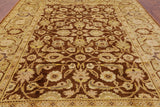 Brown Fine Serapi Hand Knotted Rug - 8' 10" X 11' 8" - Golden Nile