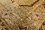 Brown Fine Serapi Hand Knotted Rug - 8' 10" X 11' 8" - Golden Nile