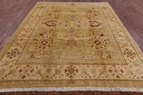 8 X 10 Oriental Signed Chobi Peshawar Hand Knotted Wool Rug - Golden Nile