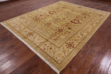 8 X 10 Oriental Signed Chobi Peshawar Hand Knotted Wool Rug - Golden Nile