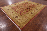 Peshawar Handmade Wool Rug - 8' 0" X 9' 10" - Golden Nile