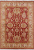 Peshawar Hand Knotted Wool Rug - 6' 3" X 8' 8" - Golden Nile