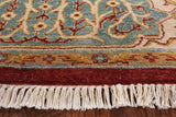 Red Peshawar Handmade Wool Rug - 8' 1" X 10' 0" - Golden Nile