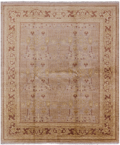 Peshawar Handmade Wool Rug - 8' 6" X 9' 9" - Golden Nile
