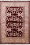 Red Peshawar Handmade Wool Rug - 6' 3" X 9' 0" - Golden Nile