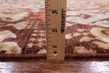 Brown Ikat Handmade Wool Rug - 5' 0" X 6' 3" - Golden Nile