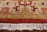 Chobi Peshawar Handmade Wool Rug - 6' 3" X 8' 8" - Golden Nile