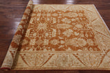 Chobi Peshawar Handmade Wool Rug - 6' 2" X 8' 10" - Golden Nile