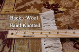 Chobi Peshawar Hand Knotted Wool Rug - 6' 1" X 8' 10" - Golden Nile