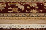 Ivory Peshawar Hand Knotted Wool Rug - 6' 1" X 8' 10" - Golden Nile