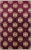 Peshawar Hand Knotted Wool Rug - 6' 0" X 9' 5" - Golden Nile