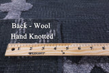 Modern Moroccan Flat Weave Wool & Silk Rug - 8' 1" X 10' 1" - Golden Nile