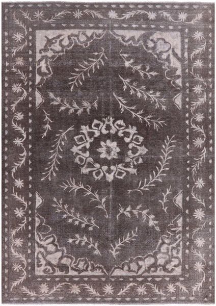 Persian Overdyed Hand-Knotted Wool Rug - 8' 9" X 12' 7" - Golden Nile