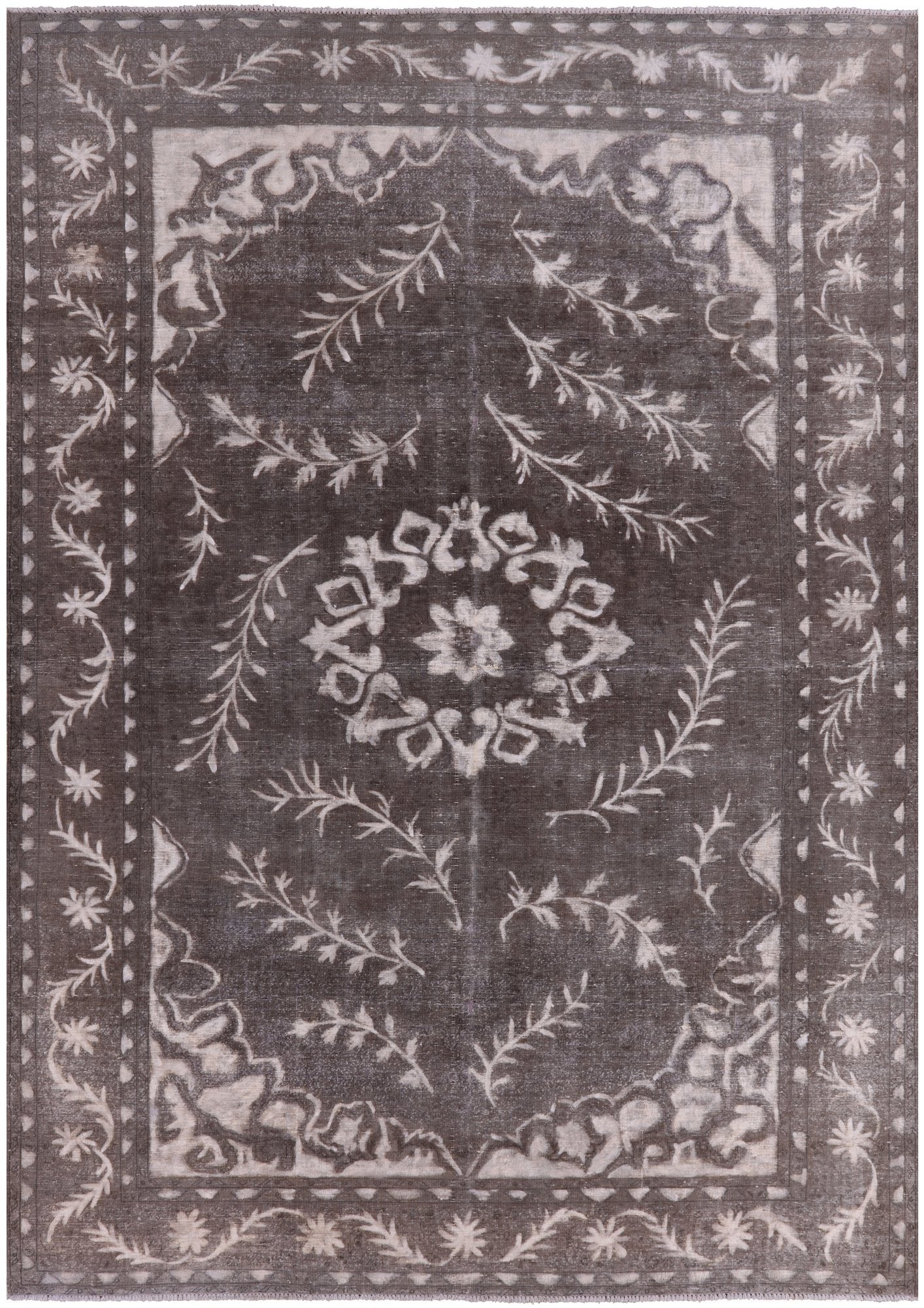 Persian Overdyed Hand-Knotted Wool Rug - 8' 9" X 12' 7" - Golden Nile