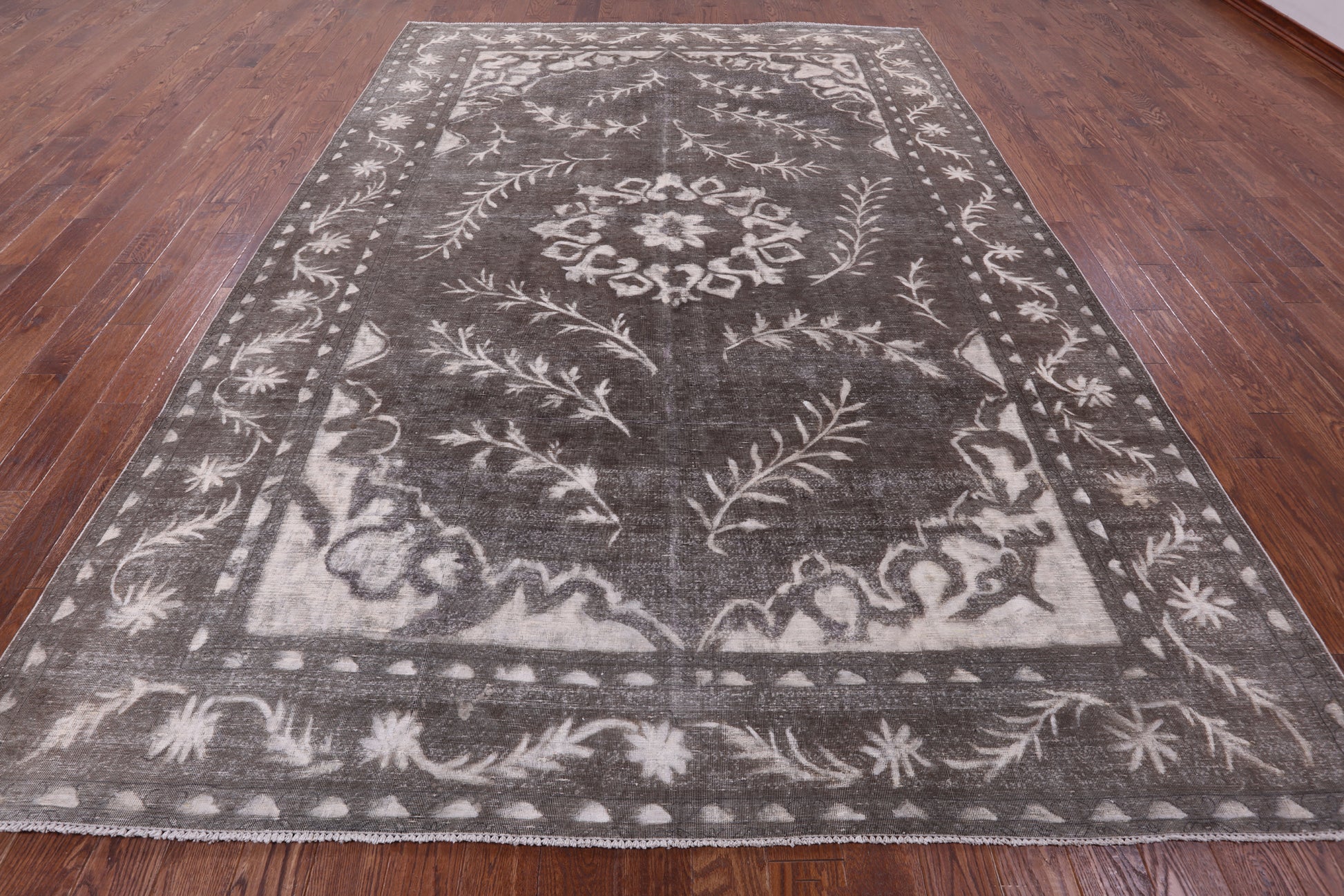 Persian Overdyed Hand-Knotted Wool Rug - 8' 9" X 12' 7" - Golden Nile