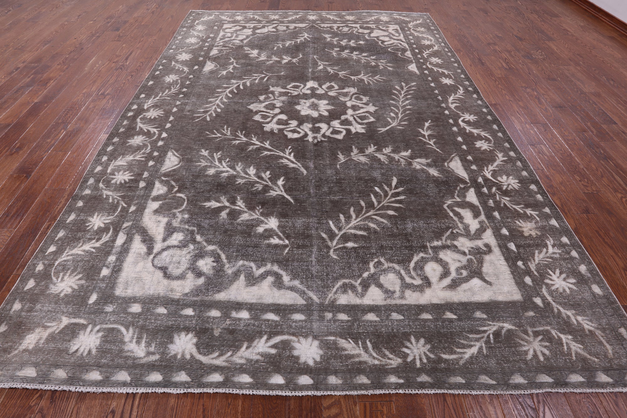 Persian Overdyed Hand-Knotted Wool Rug - 8' 9" X 12' 7" - Golden Nile
